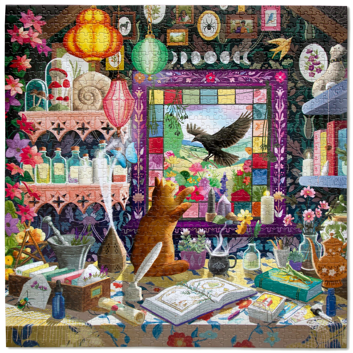 Sorcerer's Workshop - 1000pc Puzzle | eeBoo | PZT859