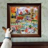 Paris in Autumn - 1000pc Puzzle | eeBoo | PZT881