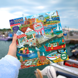 New England Wharf - 1000pc Puzzle | eeBoo | PZT942