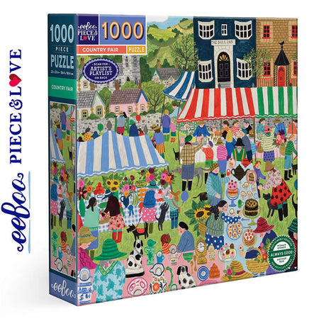 Country Fair - 1000pc Puzzle | eeBoo | PZT973