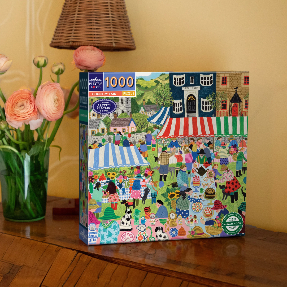Country Fair - 1000pc Puzzle | eeBoo | PZT973