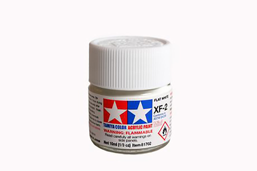 Tamiya Acrylic Mini Paint Xf-2 Flat White