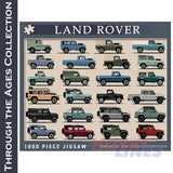 Land Rover Through the Ages - 1000pc Puzzle | Coach House Partners | CHP0123