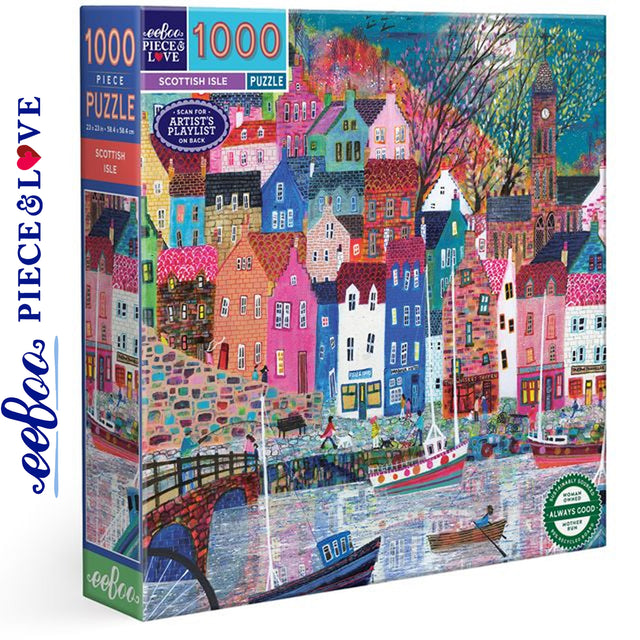 Scottish Isle 1000pc Puzzle | eeBoo | PZT614