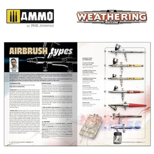 Ammo AIRBRUSH 1.0 The Weathering Magazine 36 paint guide Mig Jimenez MIG4535