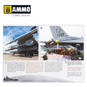 F-16 FIGHTING FALCON Visual Modelers Guide Book Ammo by Mig Jimenez MIG6029