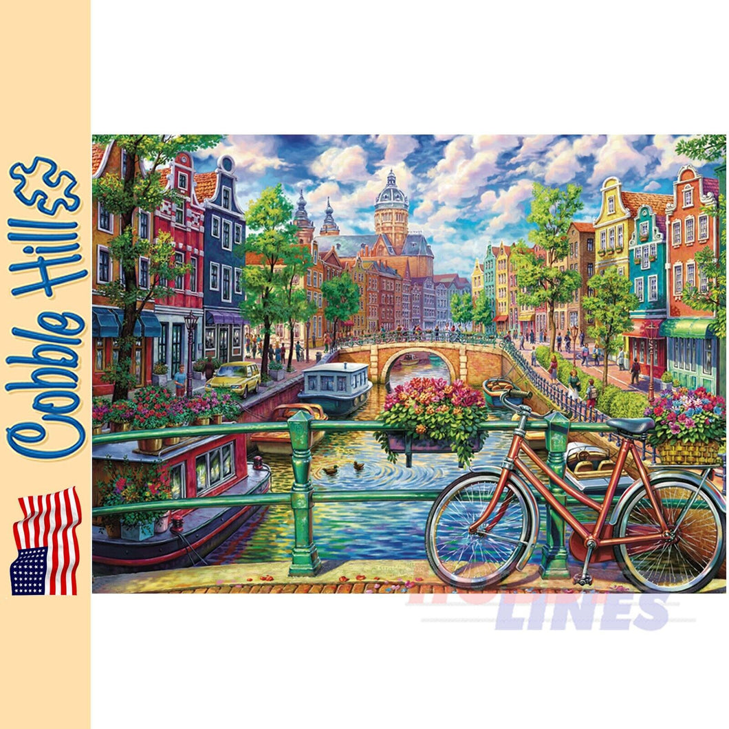 Amsterdam Canal Cobble Hill puzzle 1000pc CH40076