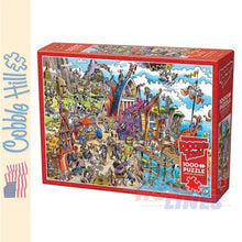 Load image into Gallery viewer, DoodleTown: Viking Voyage Cobble Hill puzzle 1000pc CH44505
