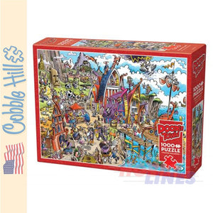 DoodleTown: Viking Voyage Cobble Hill puzzle 1000pc CH44505