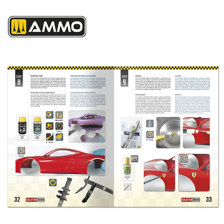 How to Paint & Lacquer SOLUTION BOOK 24 Scale Cars Cobra Paints | Ammo by Mig Jimenez 