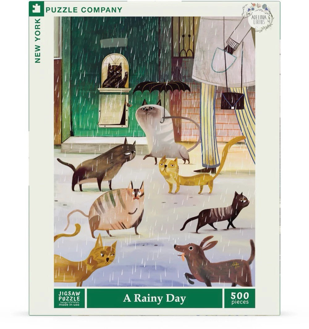 A Rainy Day 500pc Puzzle | New York Puzzle Company | NPZAL2636