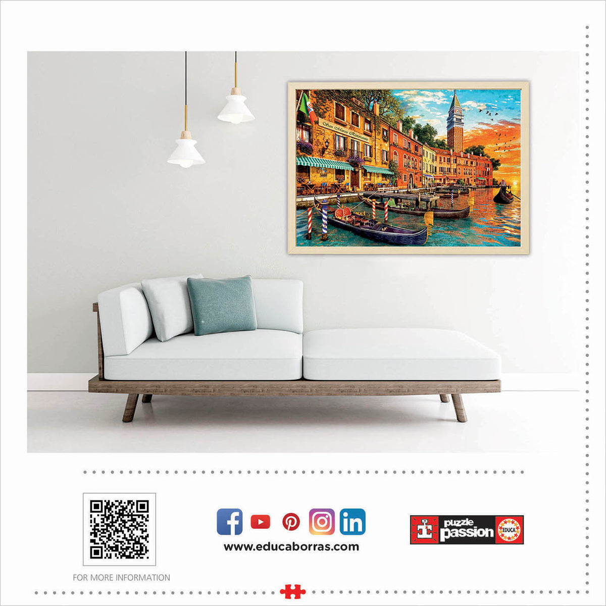 San Marco Sunset 6000 Piece Jigsaw Puzzle | Educa | 19286