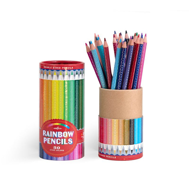 Rainbow Double-Sided Pencils | eeBoo | DSP14