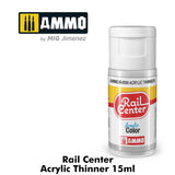 RAIL CENTER ACRYLIC THINNER 15ml Ammo by Mig Jimenez AMMO.R-0500