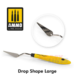 PALETTE KNIFE Range Flexible Blade Stainless Steel Tool  AMMO by Mig Jimenez