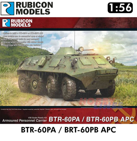 Armoured Personnel Carrier - BTR-60PA / BRT-60PB APC | Rubicon Model | 280122