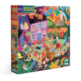Autumn Cottage - 1000pc Puzzle | eeBoo | PZT829