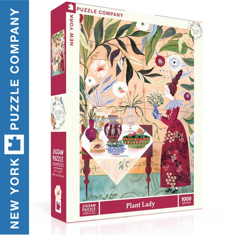 PLANT LADY New York Puzzle Company 1000pc Random Cut Jigsaw