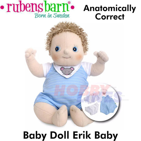 RUBENS BARN DOLL - ERIK - 30-1291-00