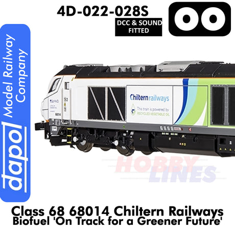 CLASS 68 68014 Chiltern Green Bio Fuel | Dapol | 4D-022-028S