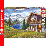 Chalet In The Alps 4000 Piece Jigsaw Puzzle | Educa | 19568