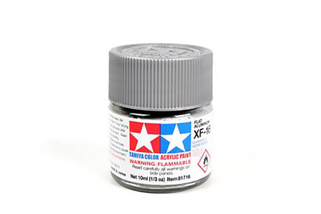 Tamiya Acrylic Mini Paint Xf-16 Flat Aluminum