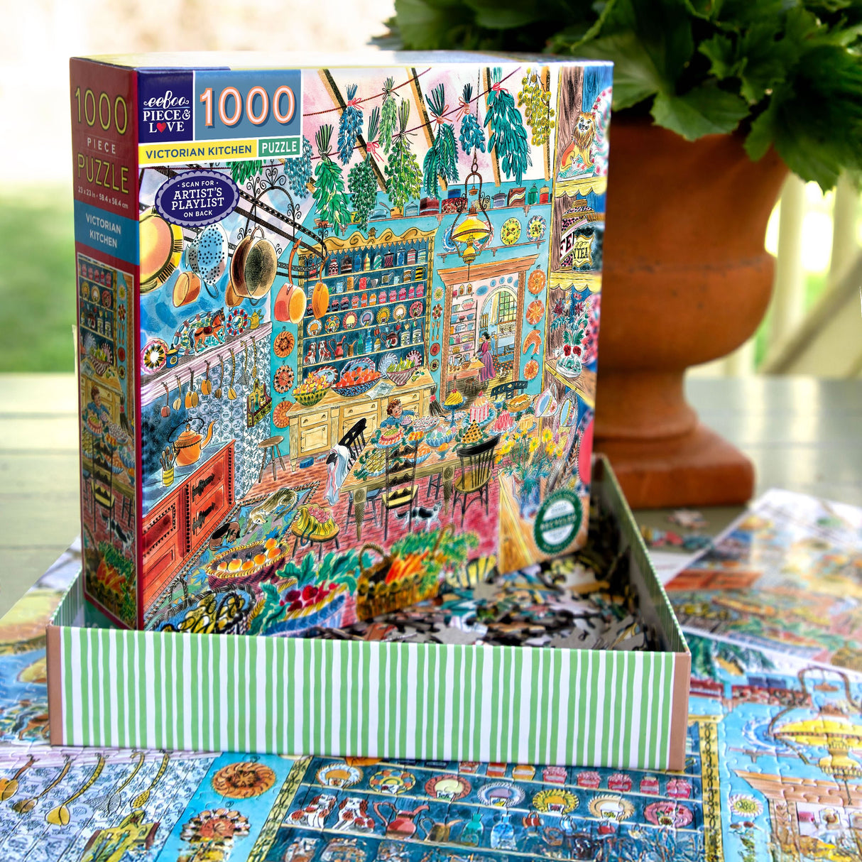 Victorian Kitchen 1000 pc Puzzle | eeboo | PZT733