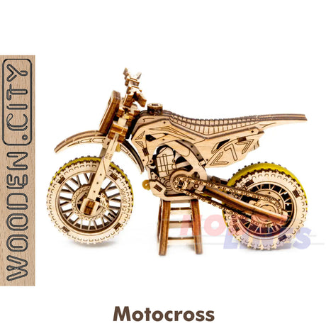 MotoCross Bike - 3D Puzzle | Wooden City |  WR343