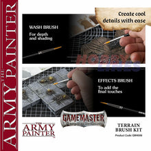 Load image into Gallery viewer, GAMEMASTER TERRAIN BRUSH KIT 4 top quality brushes The Army Painter GM4006P
