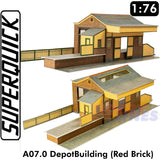 GOODS DEPOT A7 Brick 1:72 OO kit Gauge Railways Building Series A A07 SuperQuick