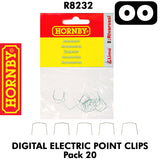 Digital Electric Point Clips - 20 Pack | Hornby | R8232