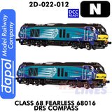 Class 68 Fearless 68016 DRS Compass - DCC Ready  | Dapol |  2D-022-012