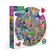 Paradise Garden 500 piece - Round Puzzle | eeBoo | PZF396