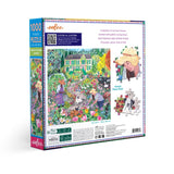 French Flower Garden 1000pc Puzzle | eeBoo | PZT662