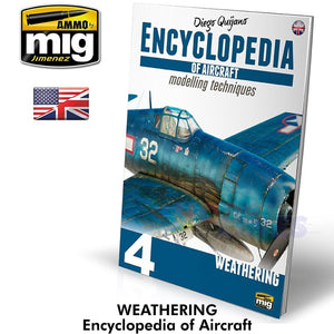 ENCYCLOPEDIA OF AIRCRAFT 4 Weathering Modelling Techniques Book Ammo by Mig Jimenez MIG6053