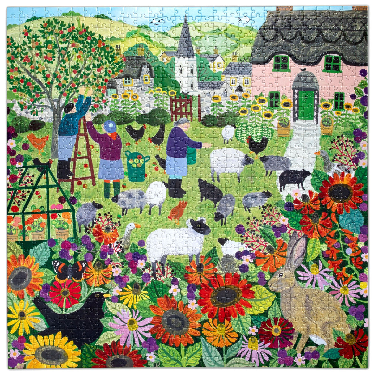 Village Orchard 1000pc Puzzle | eeBoo | PZT167