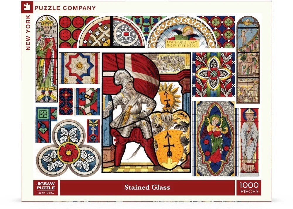 Stained Glass 1000pc Puzzle | New York Puzzle Company | NPZPD2562