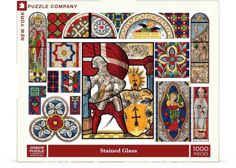 Stained Glass 1000pc Puzzle | New York Puzzle Company | NPZPD2562