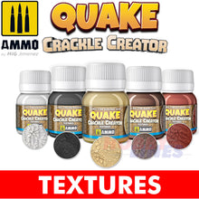 Load image into Gallery viewer, Ammo QUAKE CRACKLE CREATOR Textures 40ml Weathering Mud Full Range Mig Jimenez

