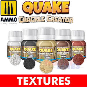 Ammo QUAKE CRACKLE CREATOR Textures 40ml Weathering Mud Full Range Mig Jimenez