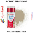 No 237 Desert Tan 150ML Humbrol Sprays 