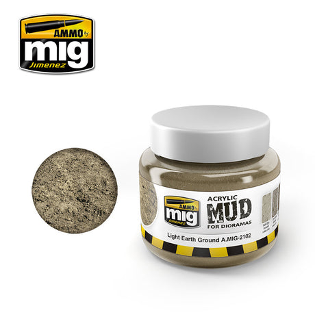 Acrylic Mud - Light Earth - 250ml | Ammo by Mig Jimenez | MIG2102