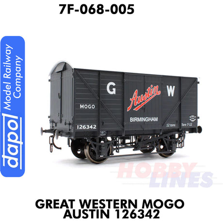Great Western Railway Mogo Alvis - 126342 | Dapol | 7F-068-005