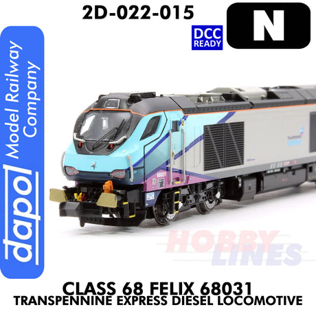 Class 68 Felix 68031 Transpennine Express  - DCC ready |  Dapol | 2D-022-015