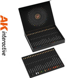 Weathering Pencils x 37 - Deluxe Edition Box | AK interactive | AK10047