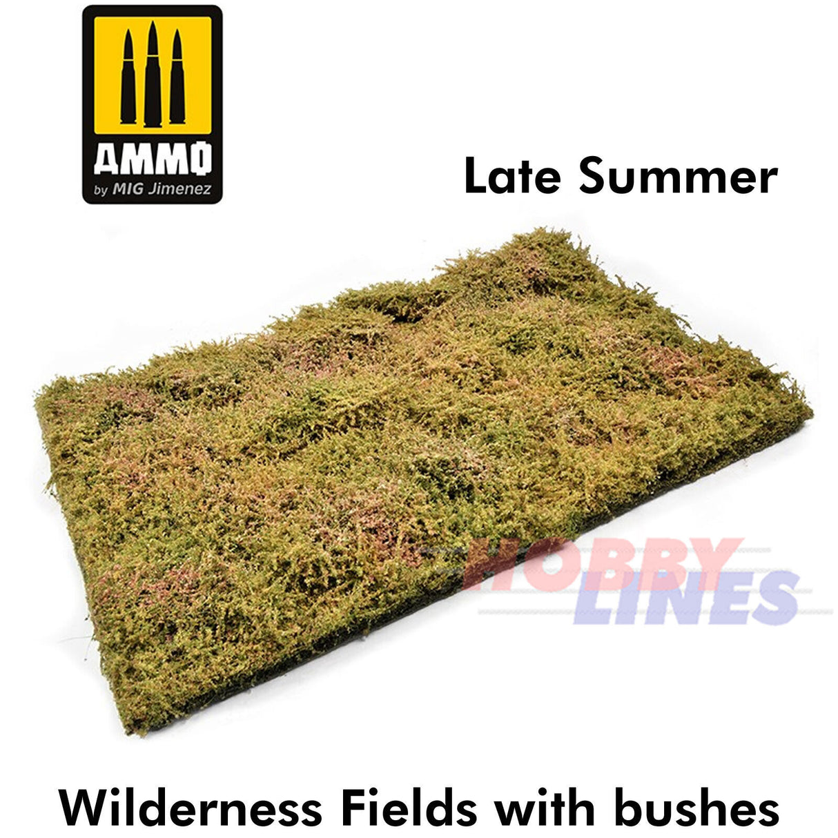 Wilderness Field with Bushes - Early Summer - Grass Mat | Ammo by Mig Jimenez | MIG8363