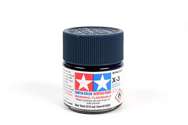 Tamiya Acrylic Mini Paint X-3 Royal Blue