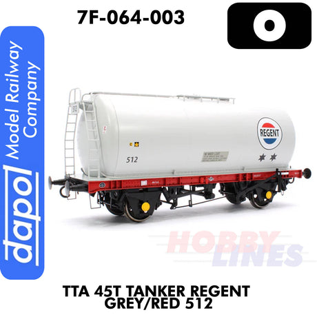 TTA 45T Tanker Regent Grey/Red 512 | Dapol | 7F-064-003