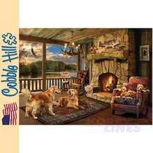 Load image into Gallery viewer, Lakeside Cabin Cobble Hill puzzle 1000pc CH40151
