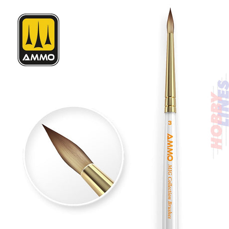 3 Brush - Conical Mig Collection | Ammo by Mig Jimenez | MIG8715